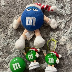 Four M&M Ornaments